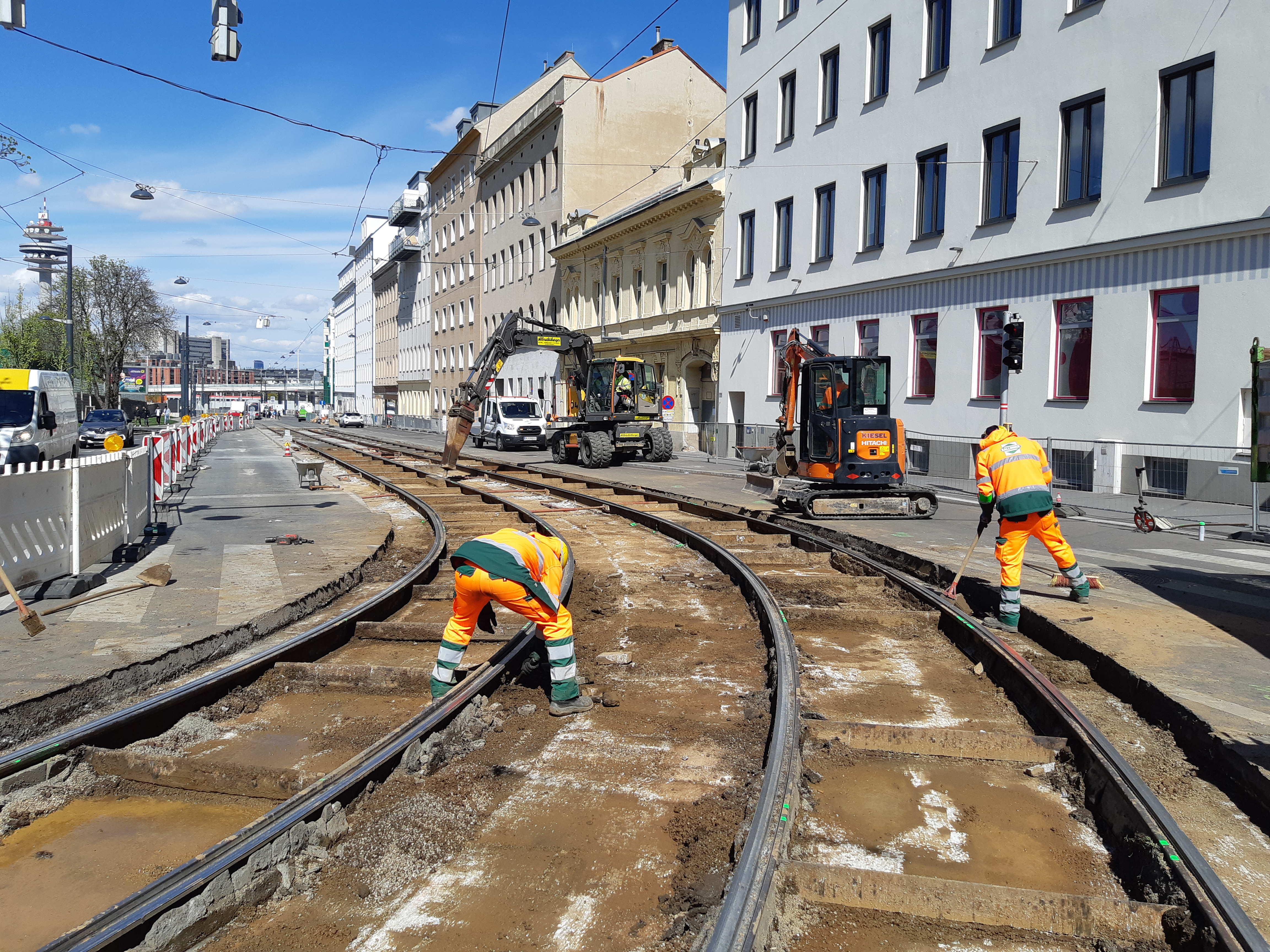 Gleisbau Absberggasse